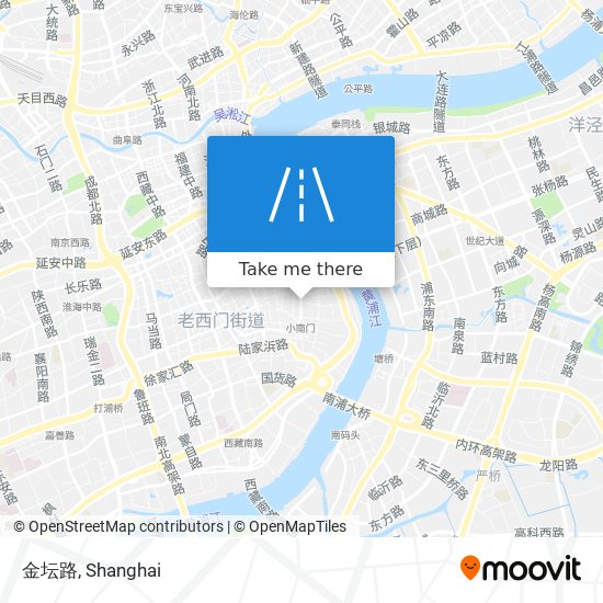 金坛路 map