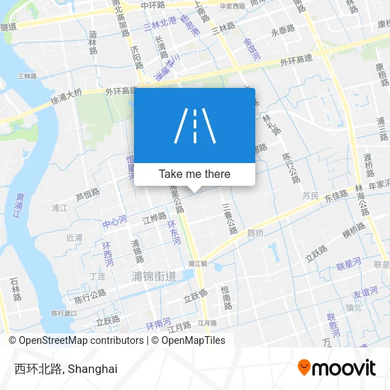 西环北路 map