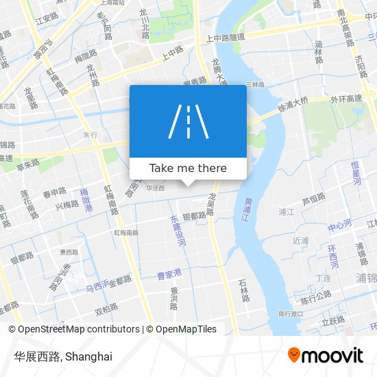 华展西路 map