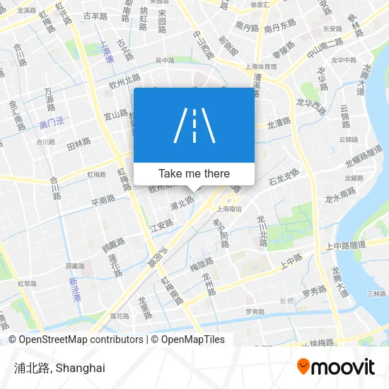 浦北路 map
