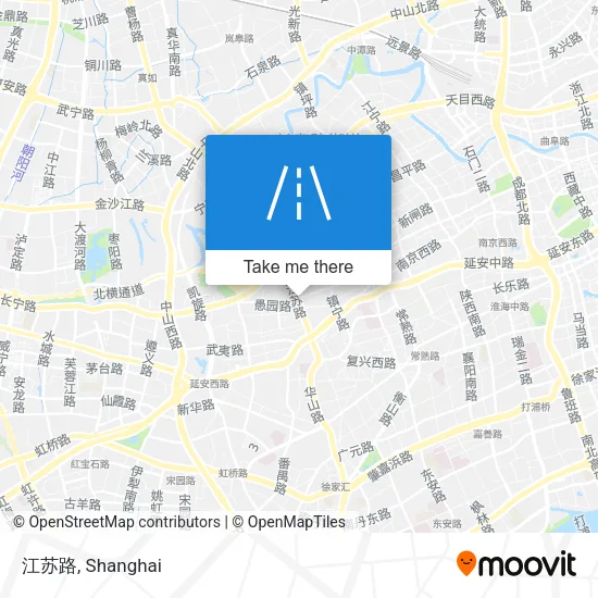 江苏路 map