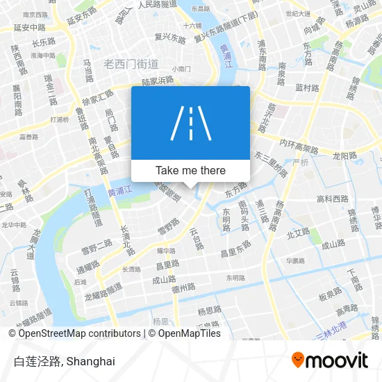 白莲泾路 map
