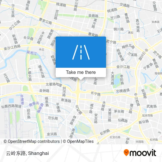 云岭东路 map