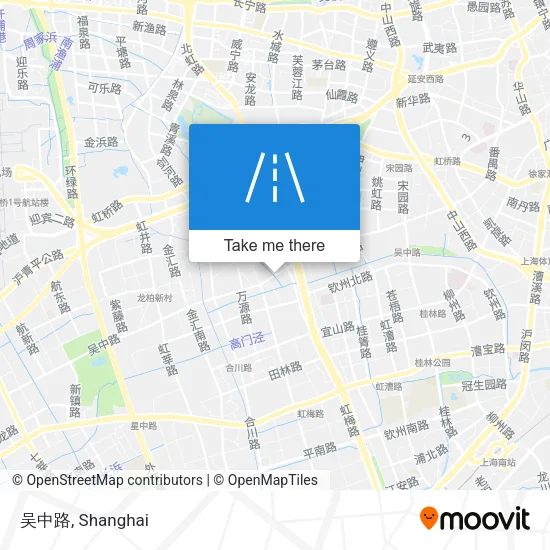 吴中路 map