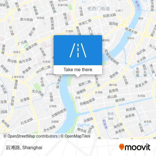 后滩路 map