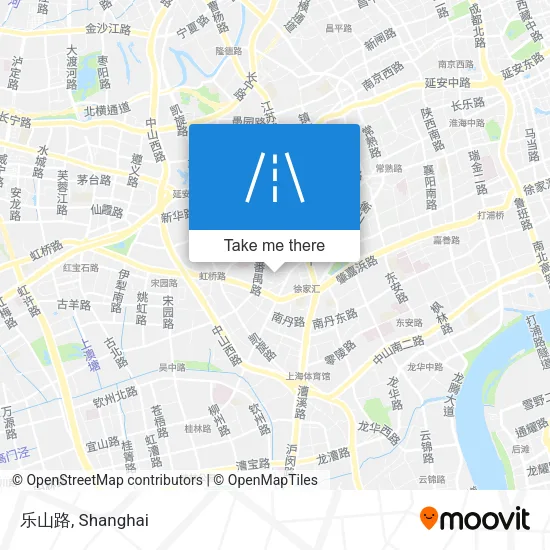 乐山路 map