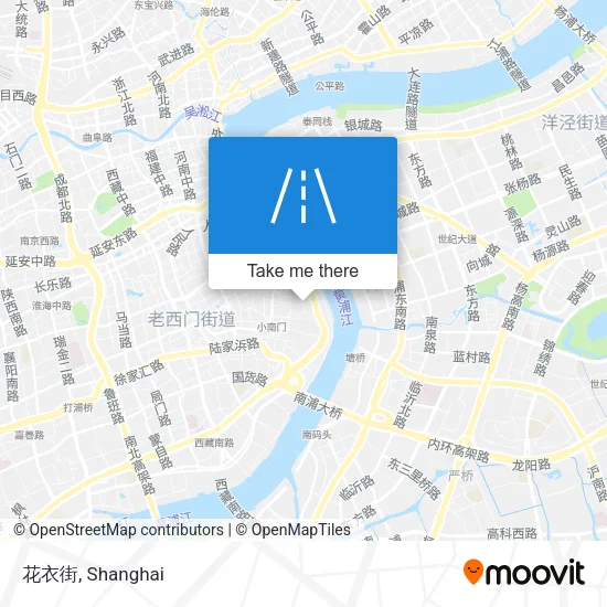 花衣街 map