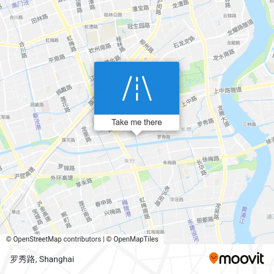 罗秀路 map