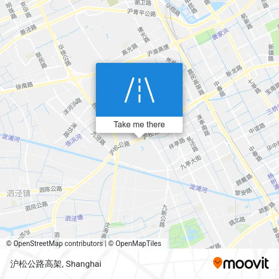 沪松公路高架 map