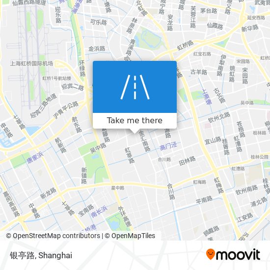 银亭路 map