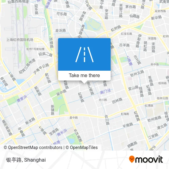 银亭路 map
