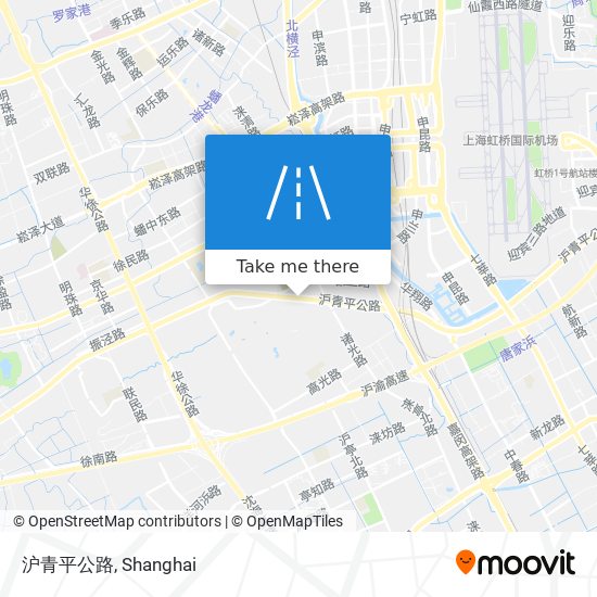 沪青平公路 map