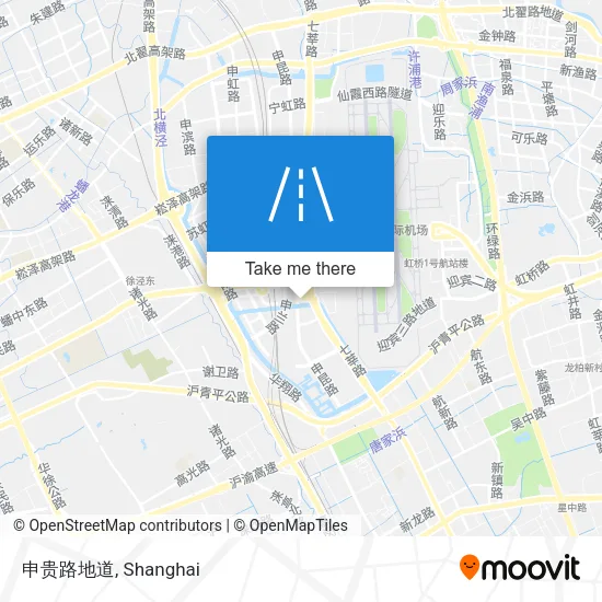 申贵路地道 map