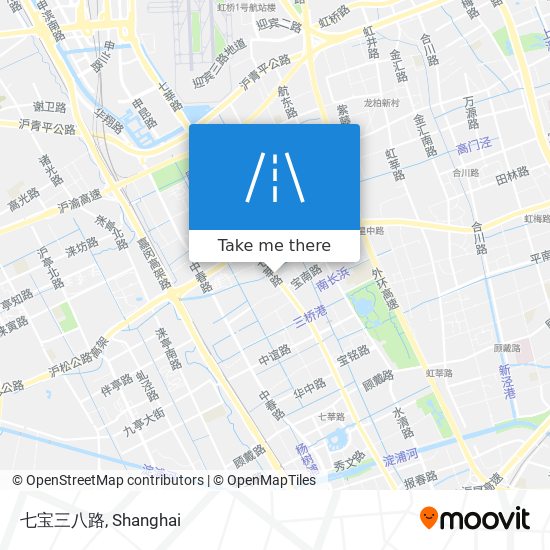 七宝三八路 map