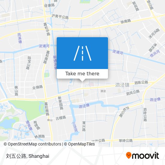 刘五公路 map