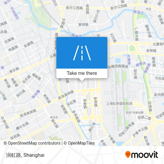 润虹路 map