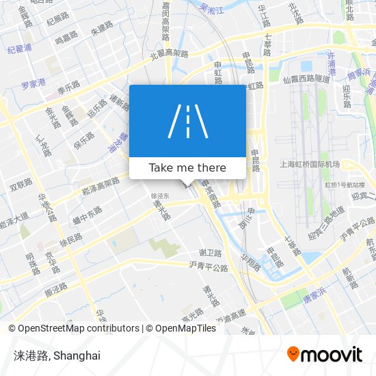 涞港路 map