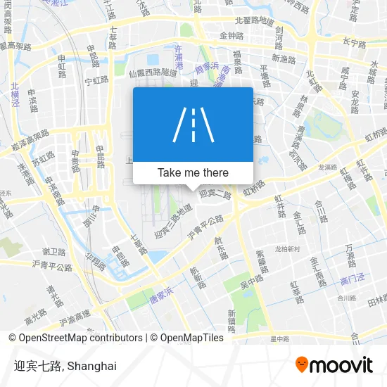 迎宾七路 map