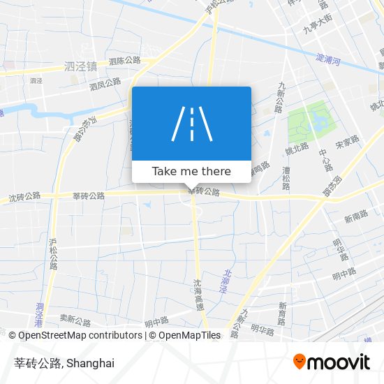 莘砖公路 map