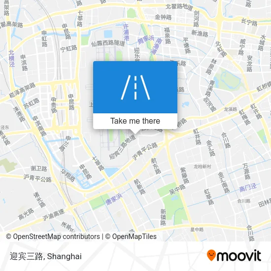 迎宾三路 map