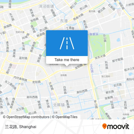 兰花路 map