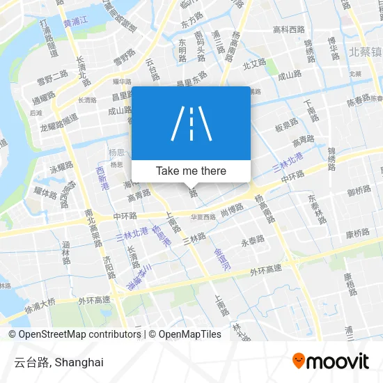 云台路 map