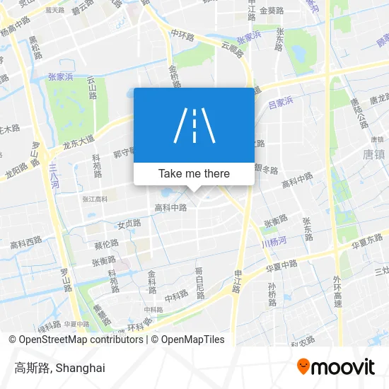 高斯路 map