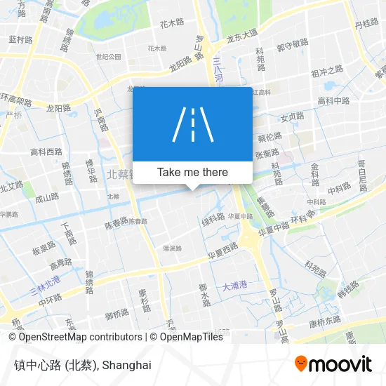 镇中心路 (北蔡) map