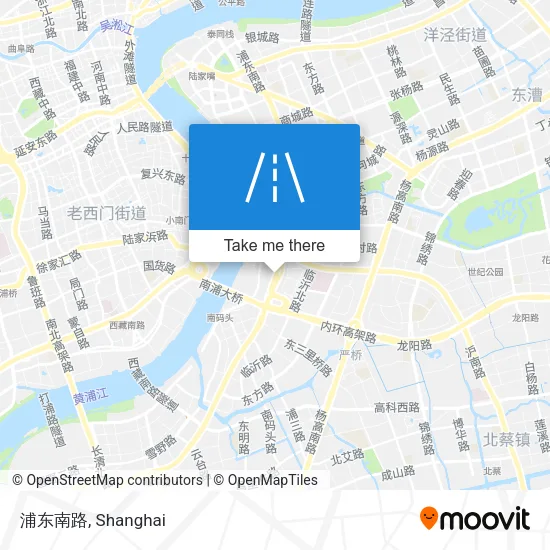 浦东南路 map