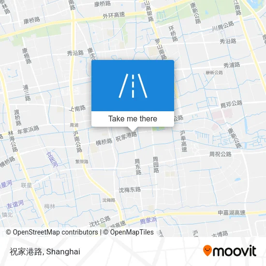 祝家港路 map