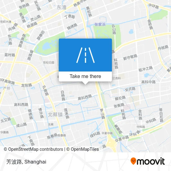 芳波路 map