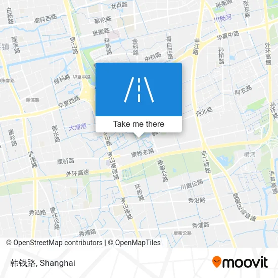 韩钱路 map