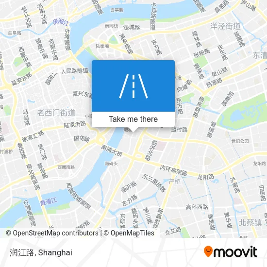 润江路 map