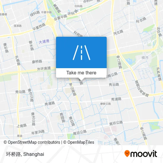 环桥路 map