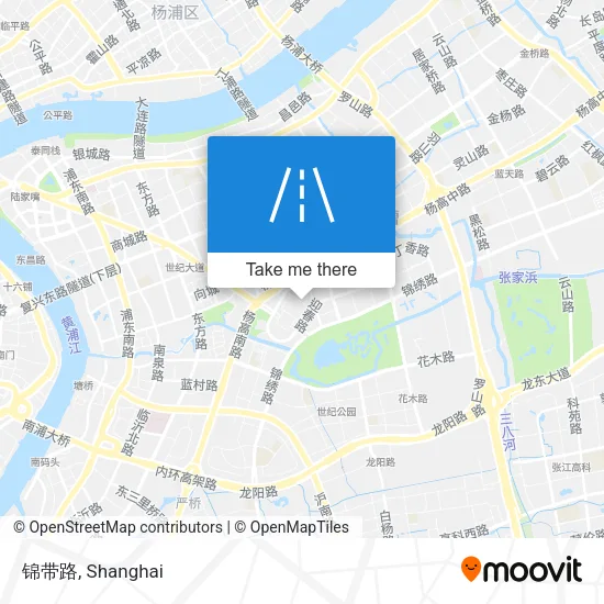锦带路 map