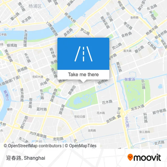 迎春路 map