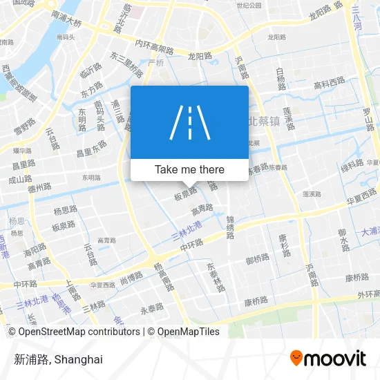 新浦路 map