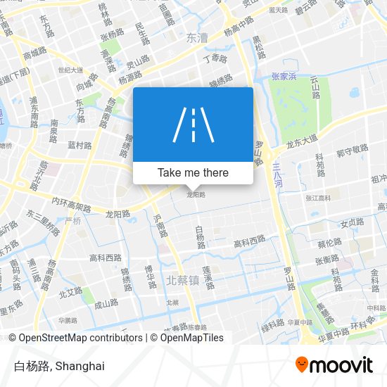白杨路 map