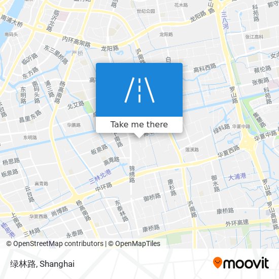 绿林路 map