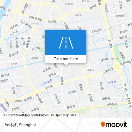 绿林路 map