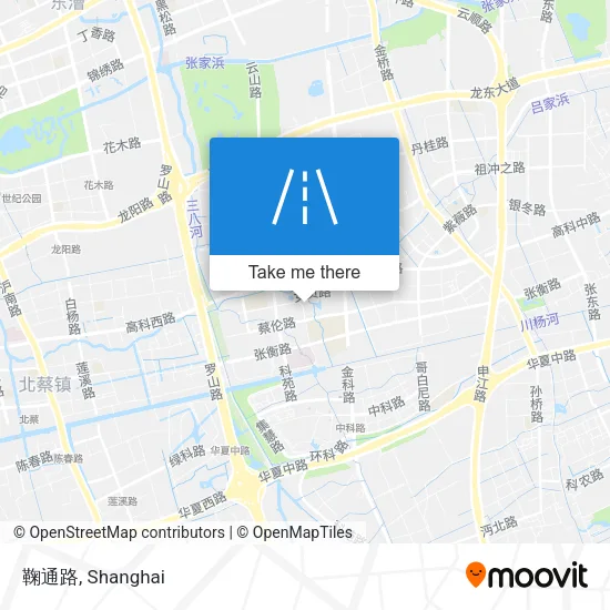 鞠通路 map