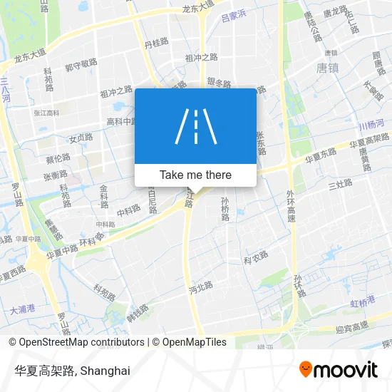 华夏高架路 map