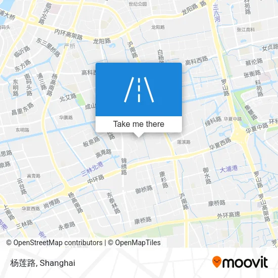 杨莲路 map