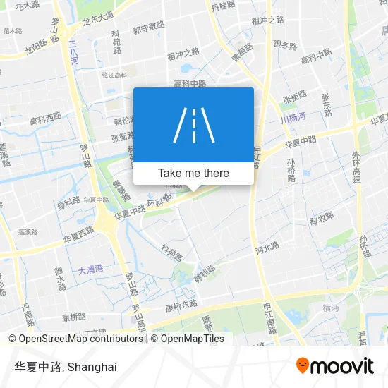 华夏中路 map