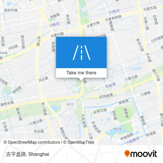 吉字盘路 map