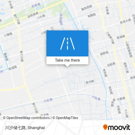 川沙储七路 map