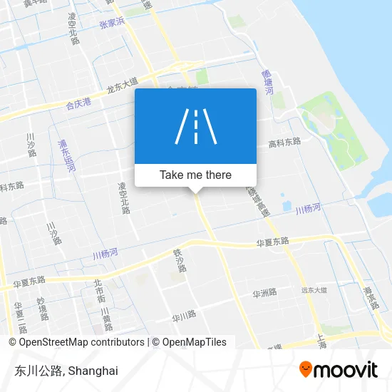 东川公路 map