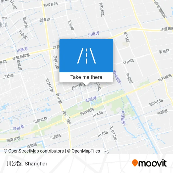 川沙路 map