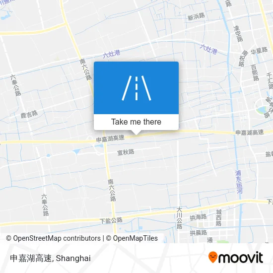 申嘉湖高速 map