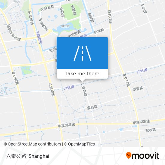 六奉公路 map